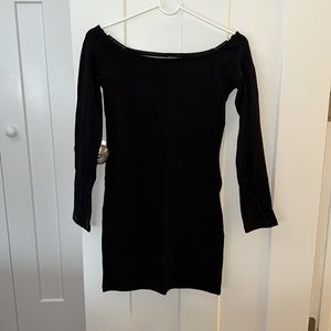 Brand new off shoulder black dress